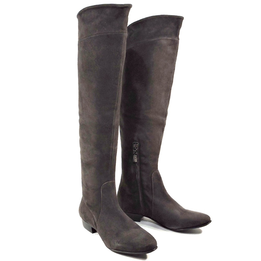 LUIGI TRAINI 🇮🇹 GREY SUEDE COMFORT BOOTS